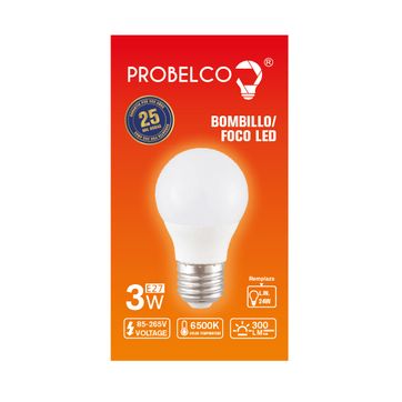 Imagen del producto BOMBILLO LED 3W LUZ CALIDA CJ100