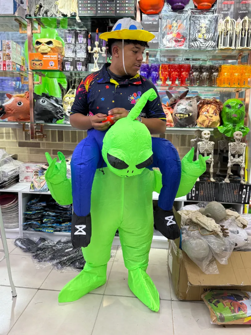 DISFRAZ INFLABLE ALIEN ALZANDO 