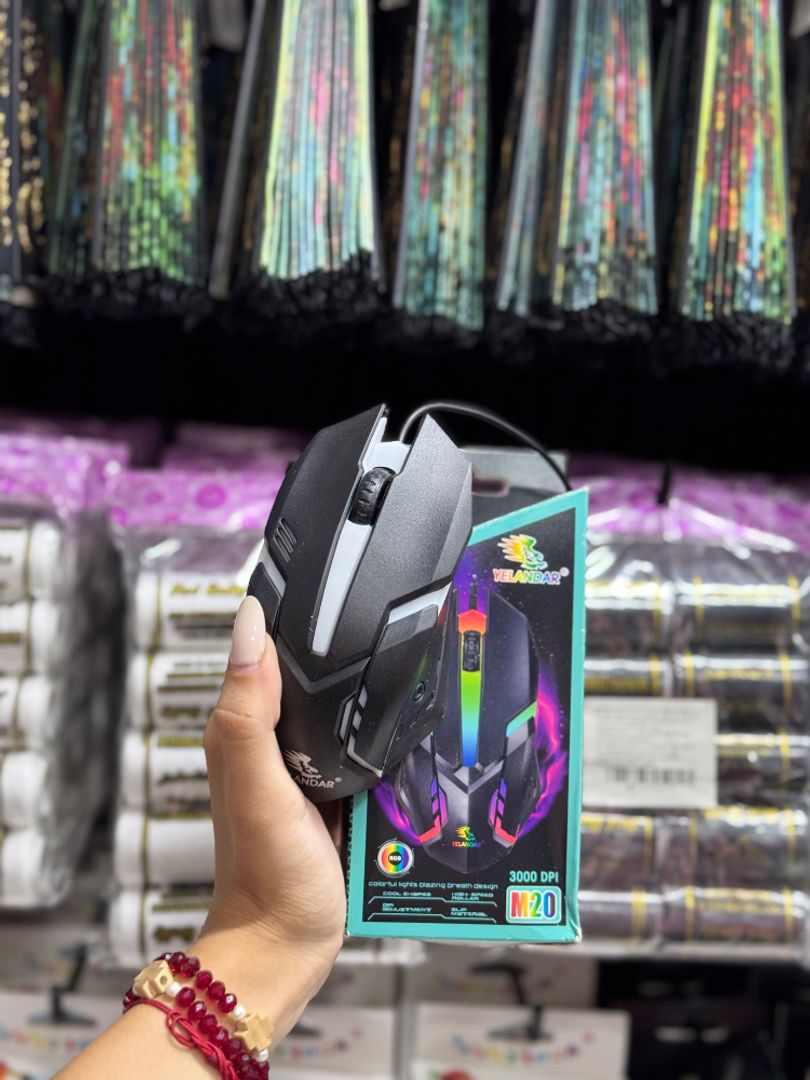 Mouse Gamer Ergonómico Retroiluminado