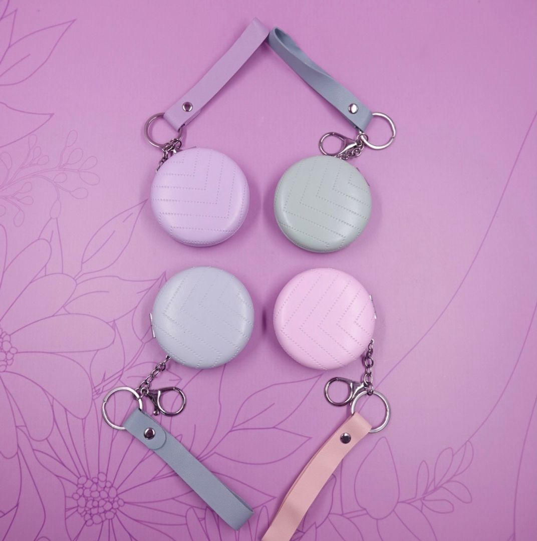 ESPEJO LLAVERO REDONDO COLORES PASTELES A88-8