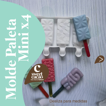 Molde Silicona Paleta Mini. - imagen 1