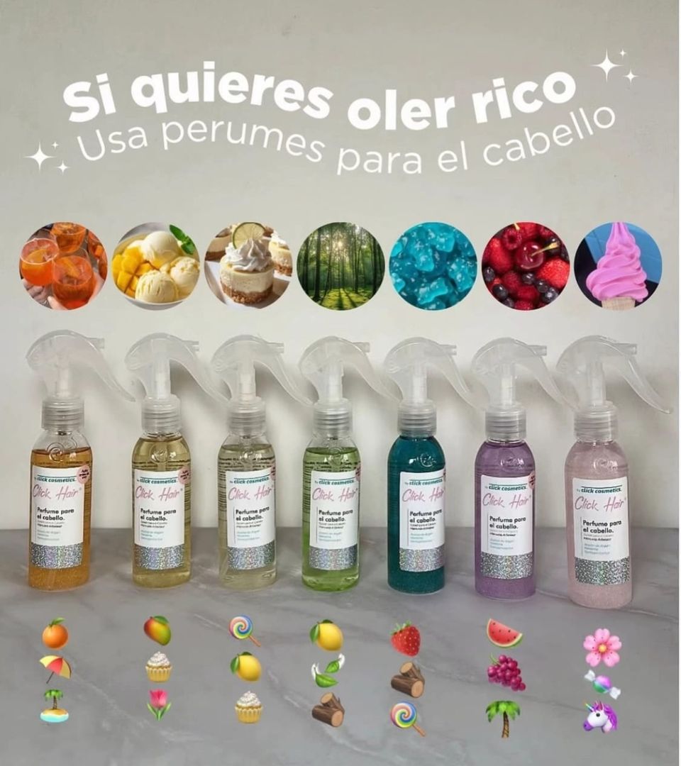 Perfume capilar click hair 