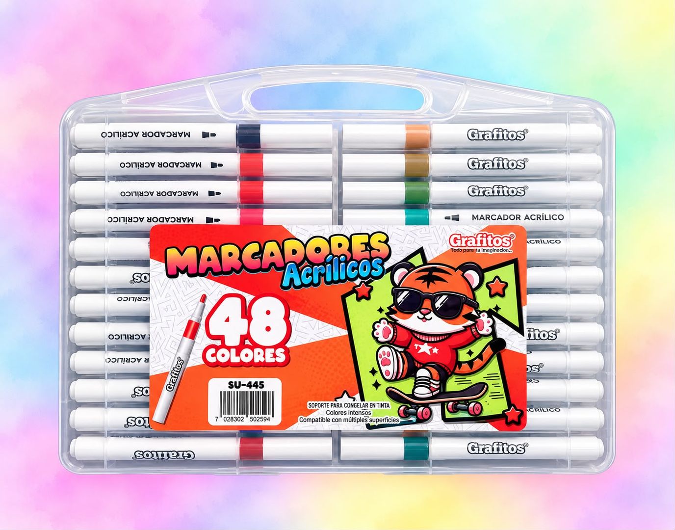 Marcadores Acrilicos Grafito x 48