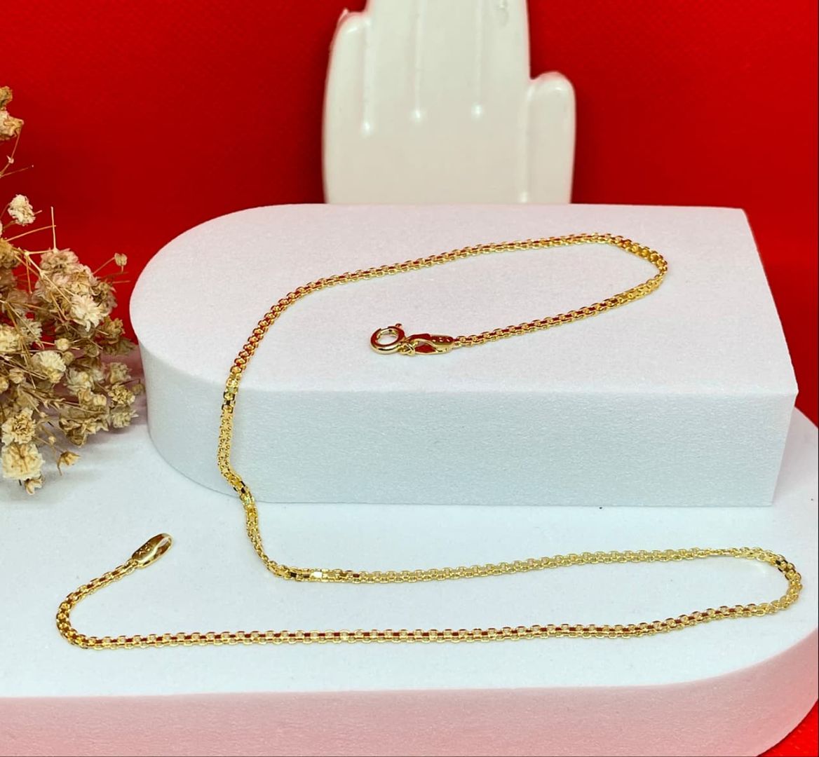 Cadena tejido chino 2mm de 45cm