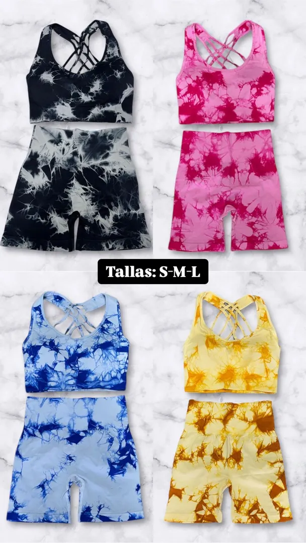 CONJUNTO DEPORTIVO LICRA SHORT Y TOP