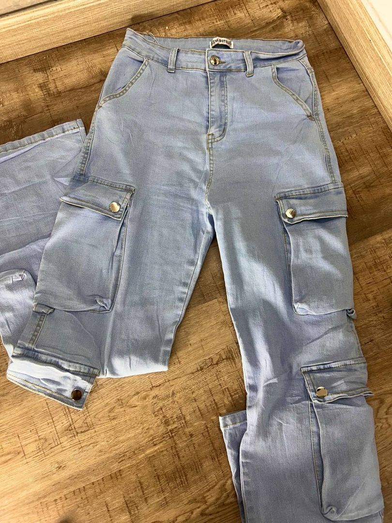 Jeans Elena boteli cargo 