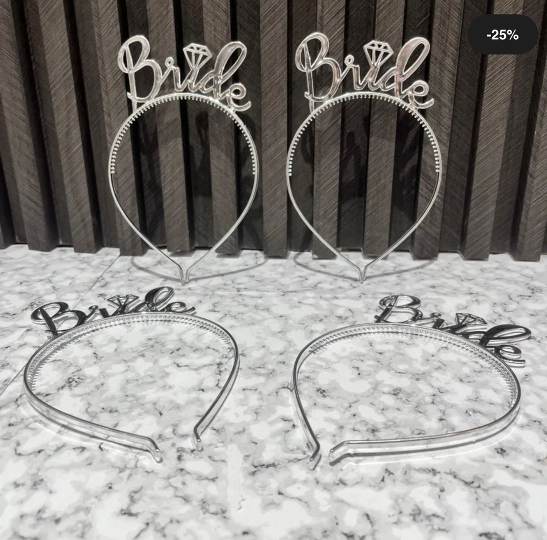 BALACA BRIDE DORADA  x 12 UNIDADES