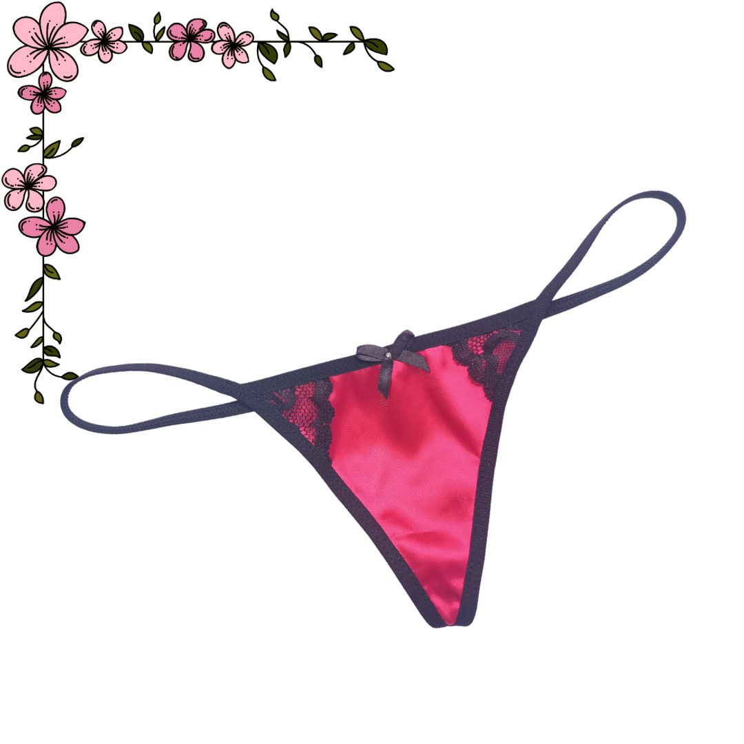 Tanga hilo en satín 