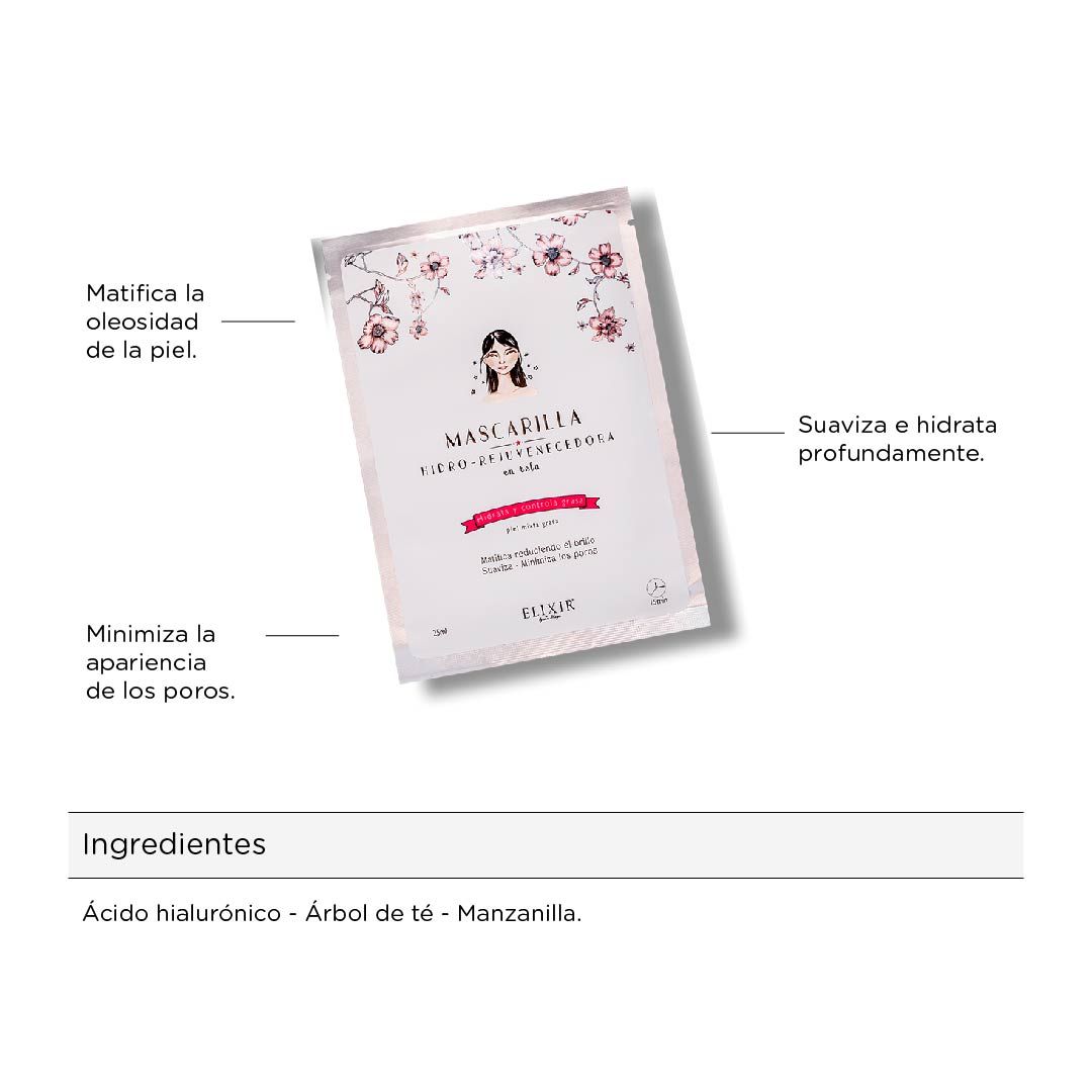 Mascarilla rejuvenecedora de Elixir by La Maga Elixir by la maga