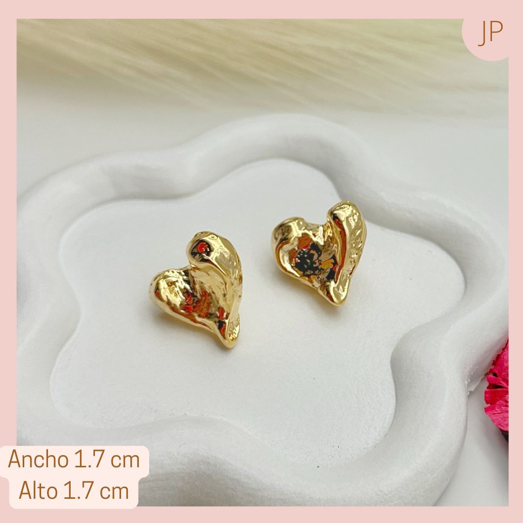 Topos Corazón Dorado Rustico 