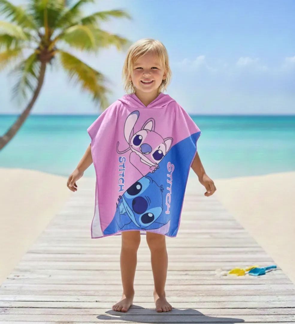 Toalla con capucha Stitch 