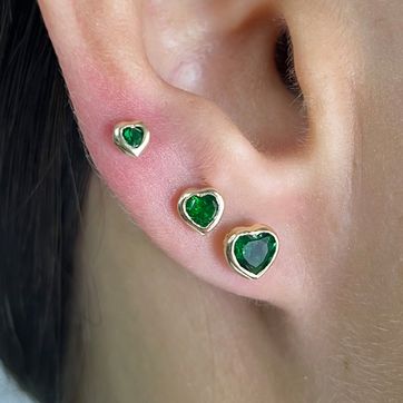 Topo Corazón Circon - imagen 1