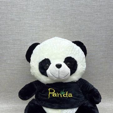 Imagen del producto PANDA CON BUZO NEGRO 60 CM