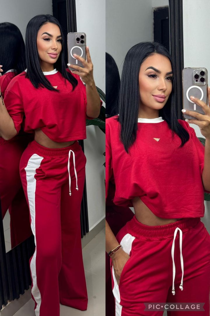 HERMOSO CONJUNTO BOTA RECTA CON LATERAL