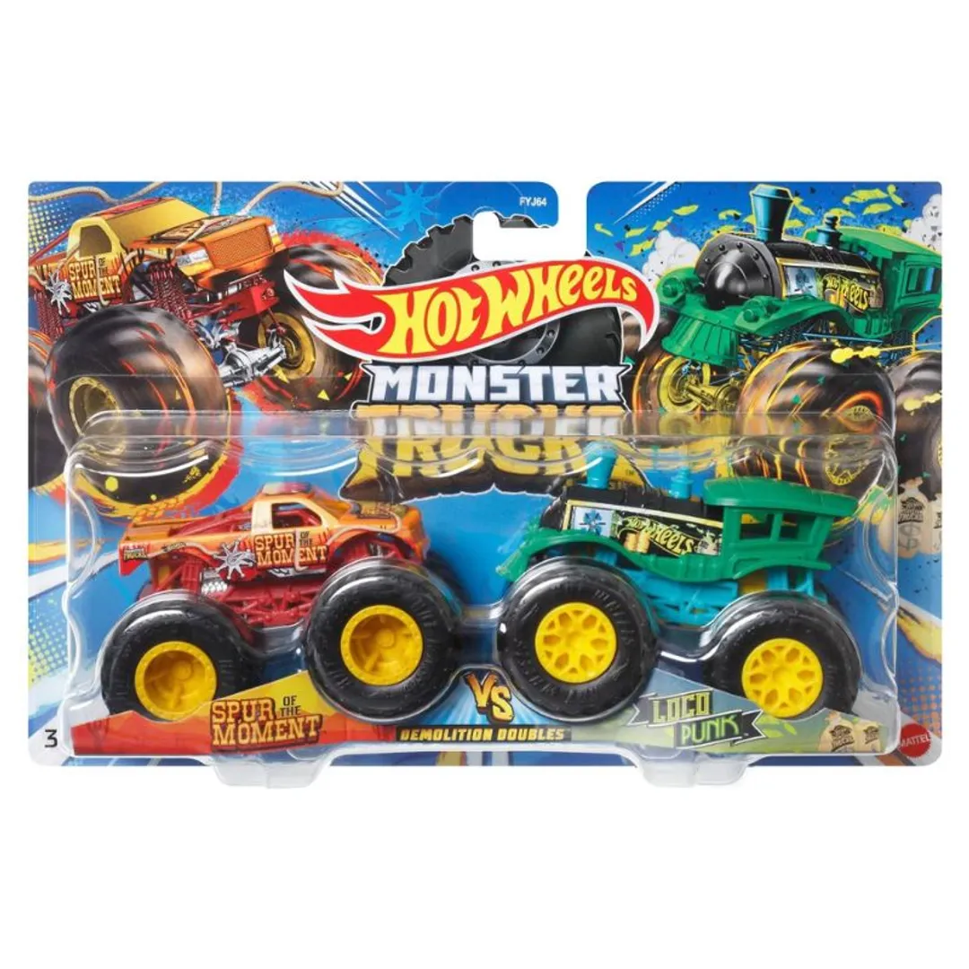 Set x2 Monster Truck HOT WHEELS
