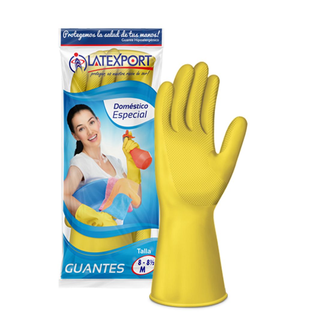     P. GUANTE SEMI-INDUSTRIAL LATEXPORT AMARILLO CAL 20 TALLA 10 