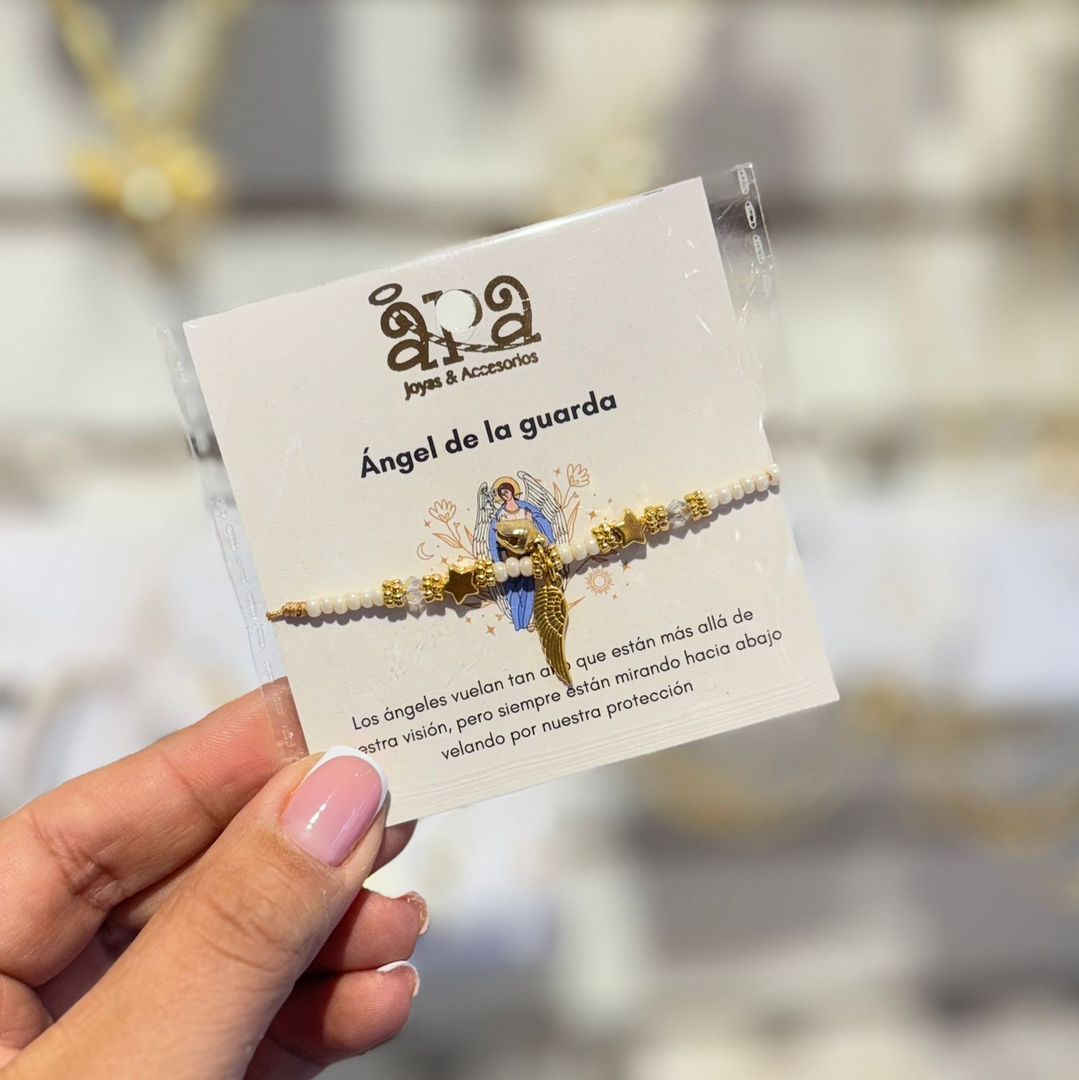 Pulsera ara Ángel de la guarda 