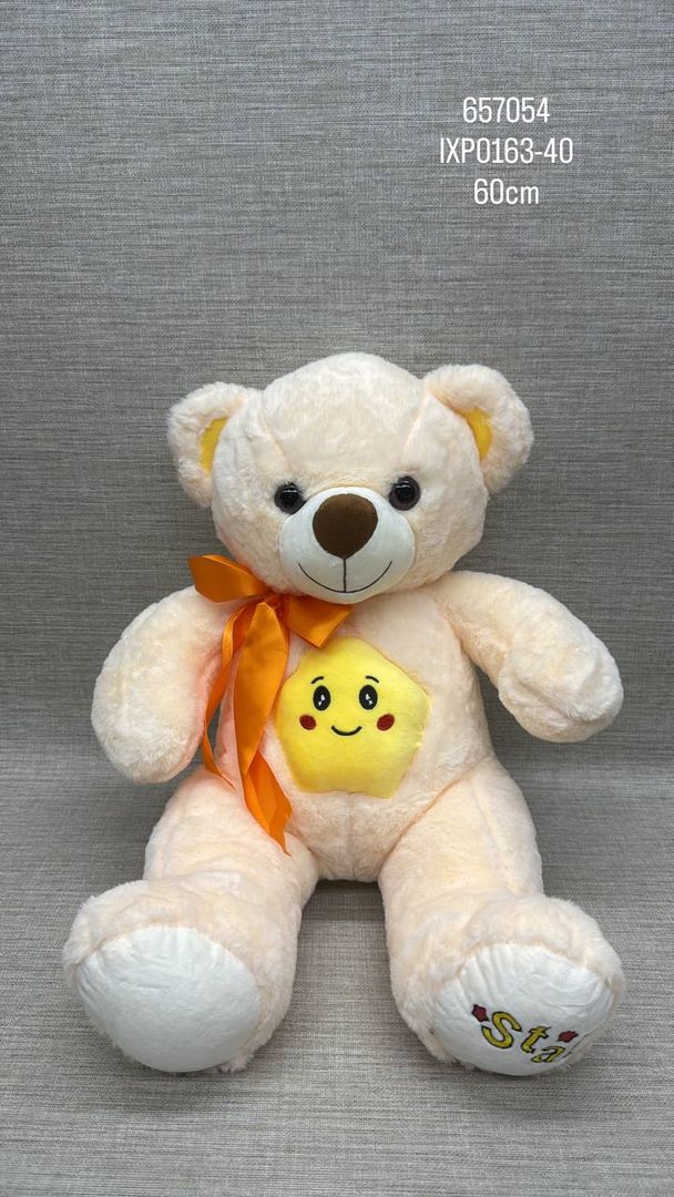 OSO SURTIDO CON ESTRELLA 45 CM