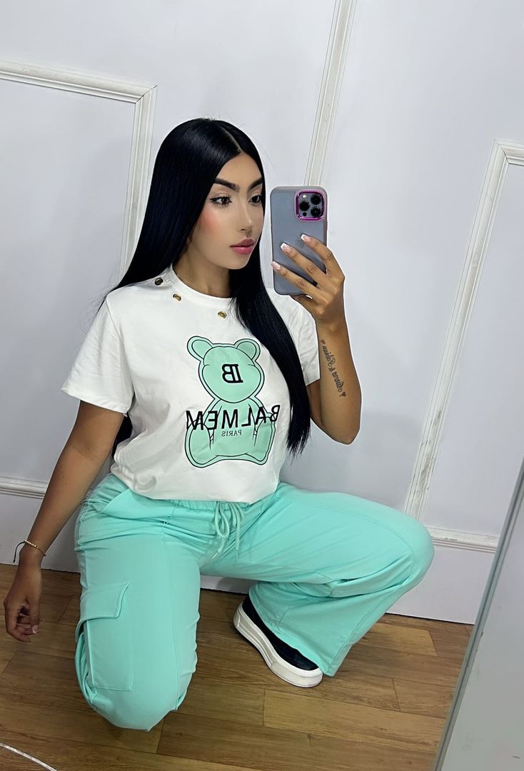 SET CARGO CON BOLSILLO + BLUSA 