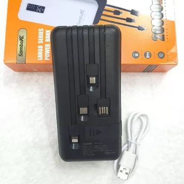 Power Bank Sambok 20.000mAh multicable S-239 - imagen 2