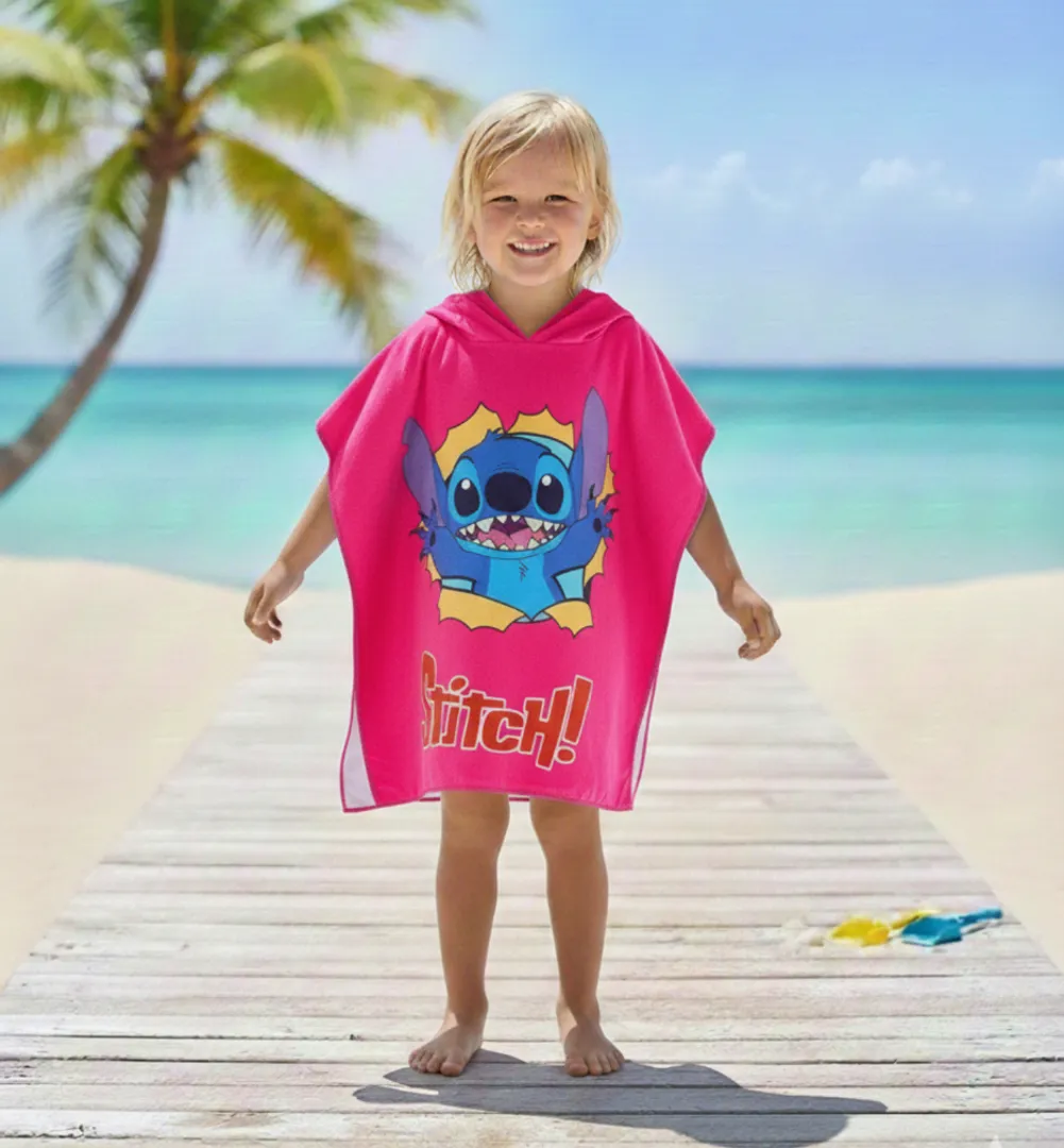 Toalla con capucha Stitch 