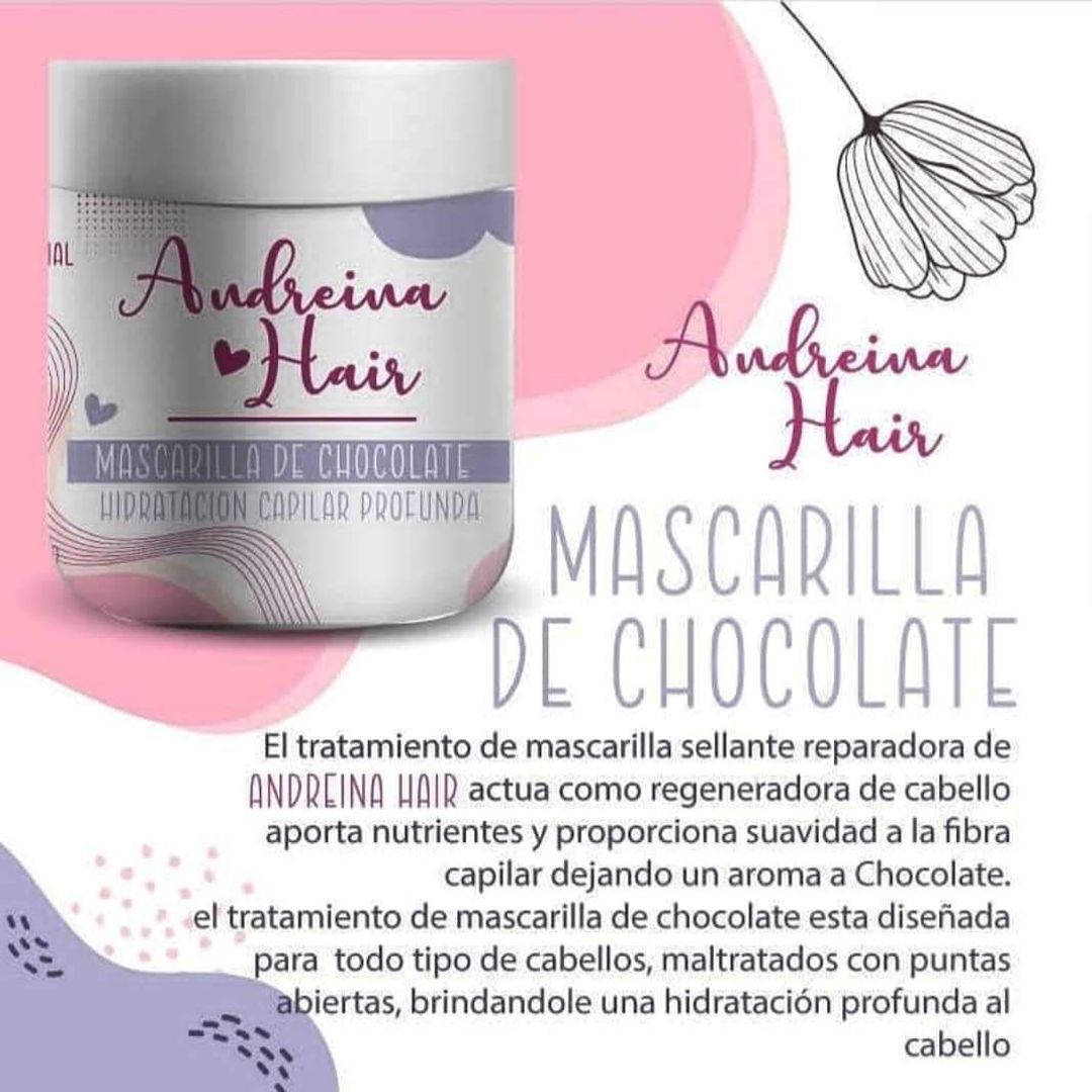 Mascarilla de Chocolate “Andreina Hair”