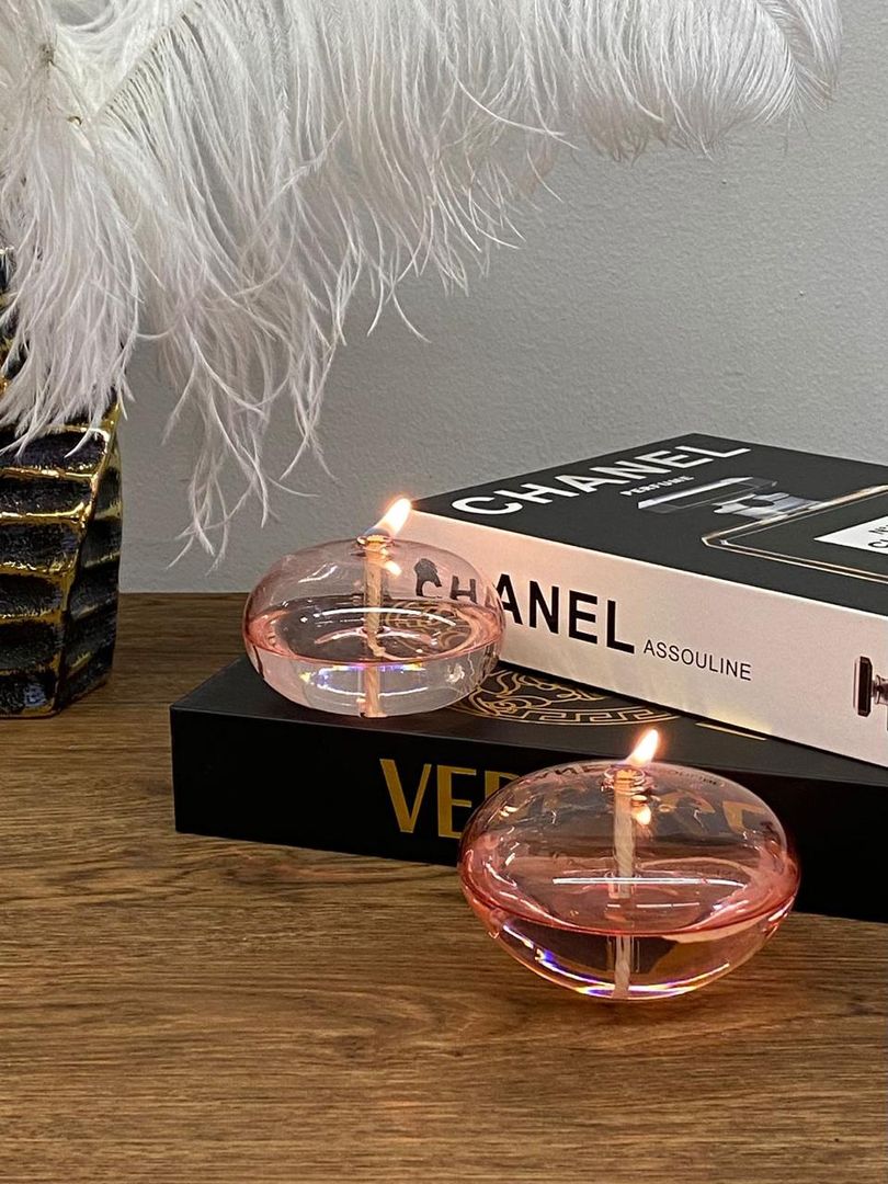 Velas de Cristal rosada