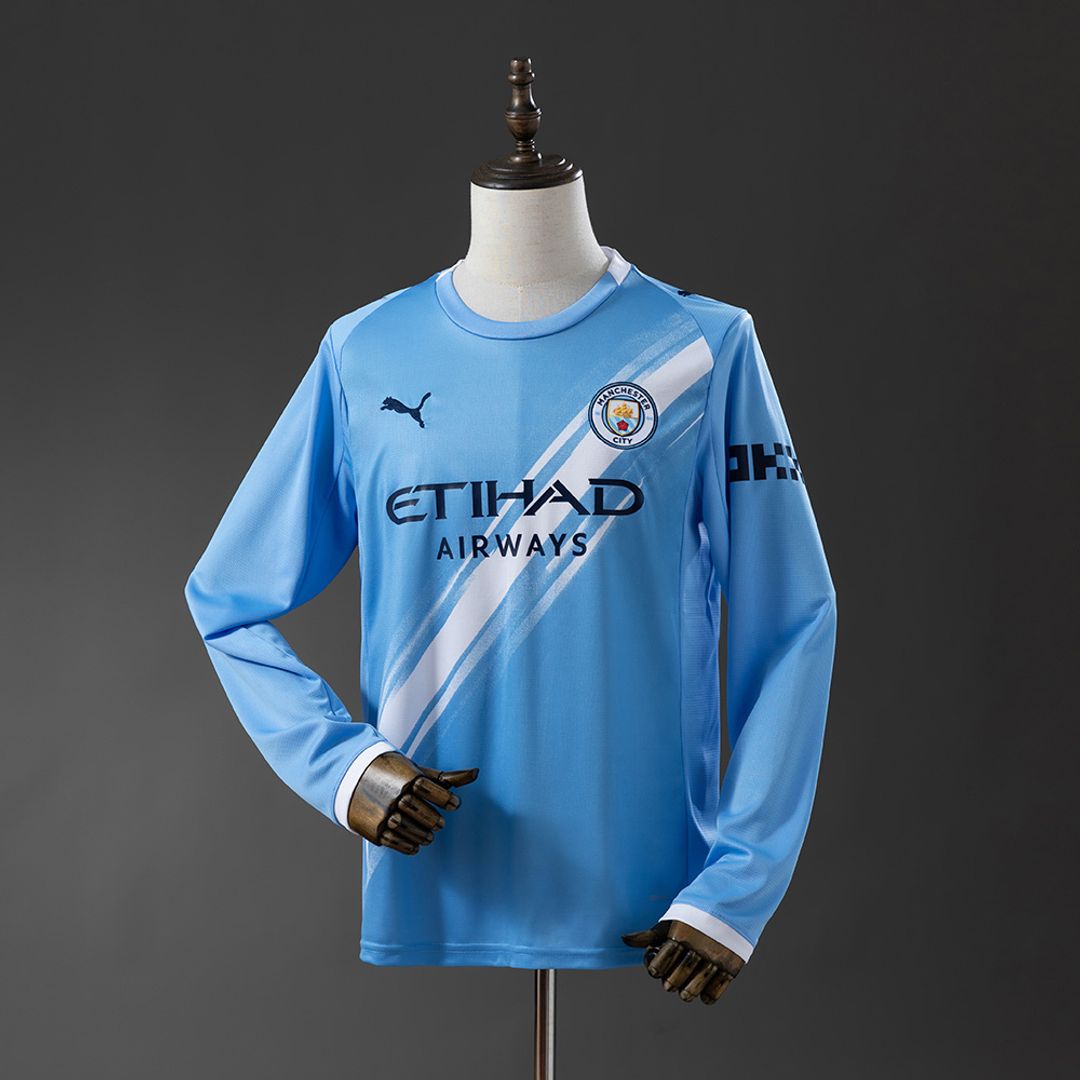 M City Casa - Visita - Tercera Player - Fan Manga Larga 2025-26