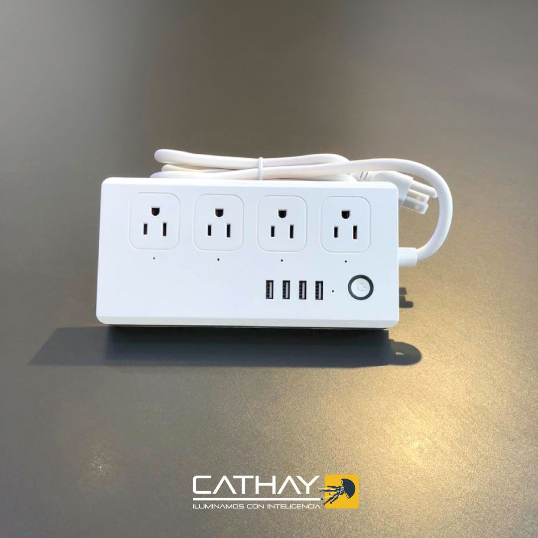 REGLETA INTELIGENTE WIFI 4 TOMAS 5 PUERTOS USB 