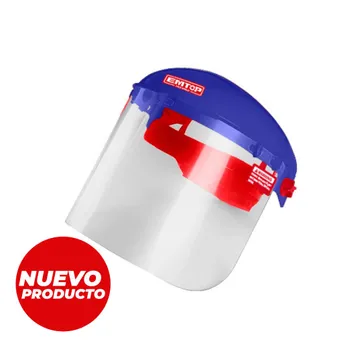 EMTOP CARETA ESMERILAR INDUSTRIAL AZUL X ROJO - imagen 1