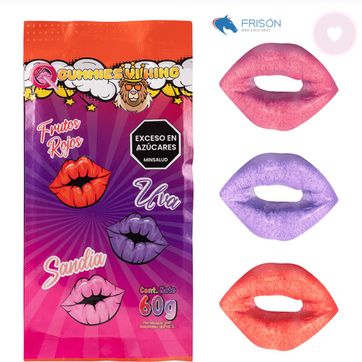 Imagen del producto Anillos Labios x 3 Ud Gummies Vi King Cherry