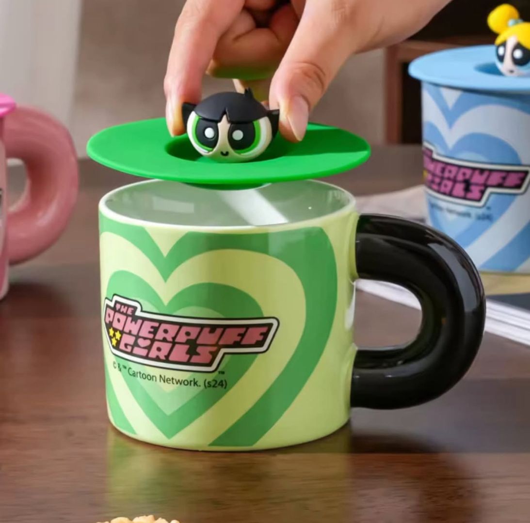 Mug chicas súper poderosas tapa silicona 