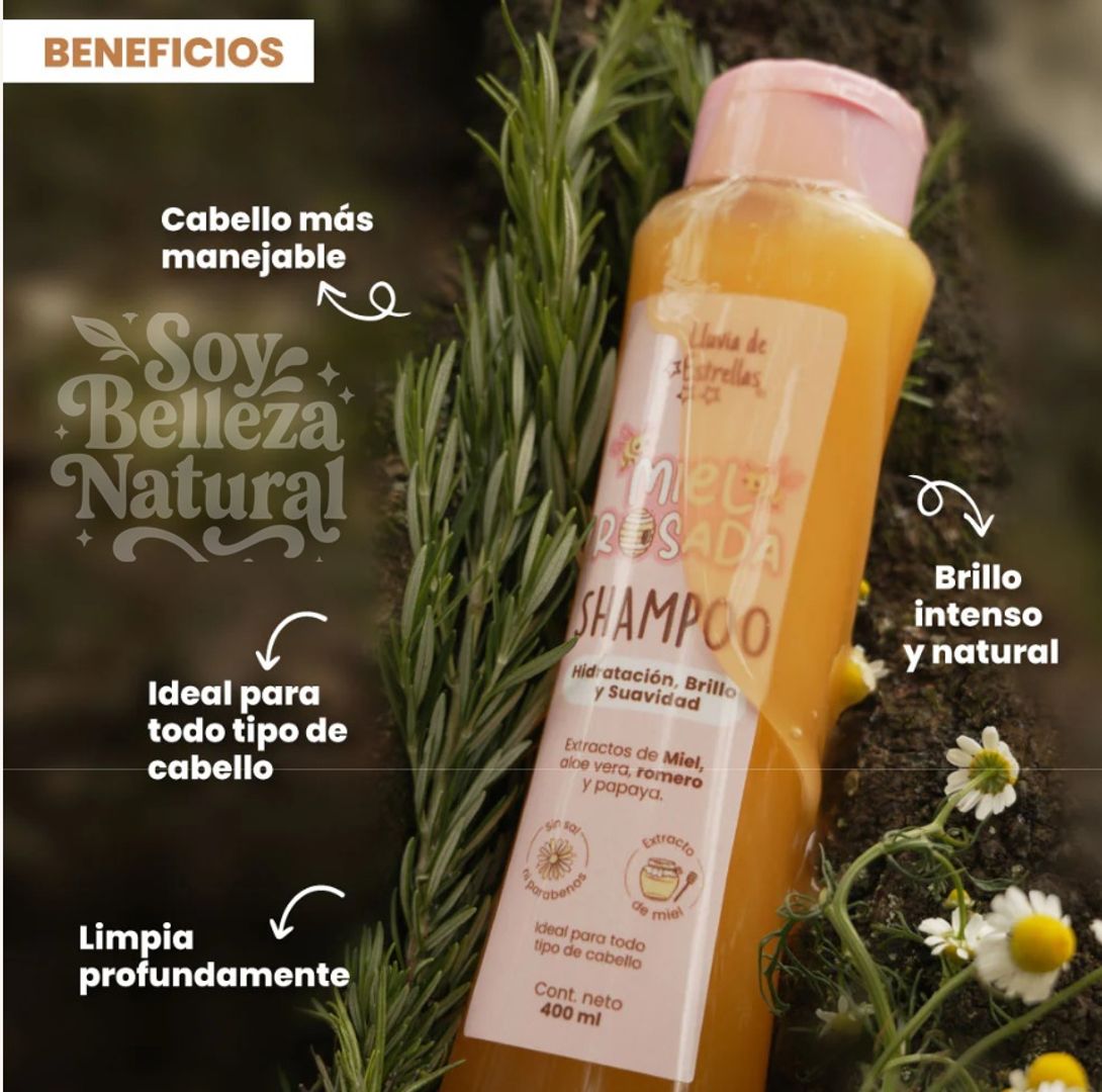 SHAMPOO MIEL ROSADA 400ml