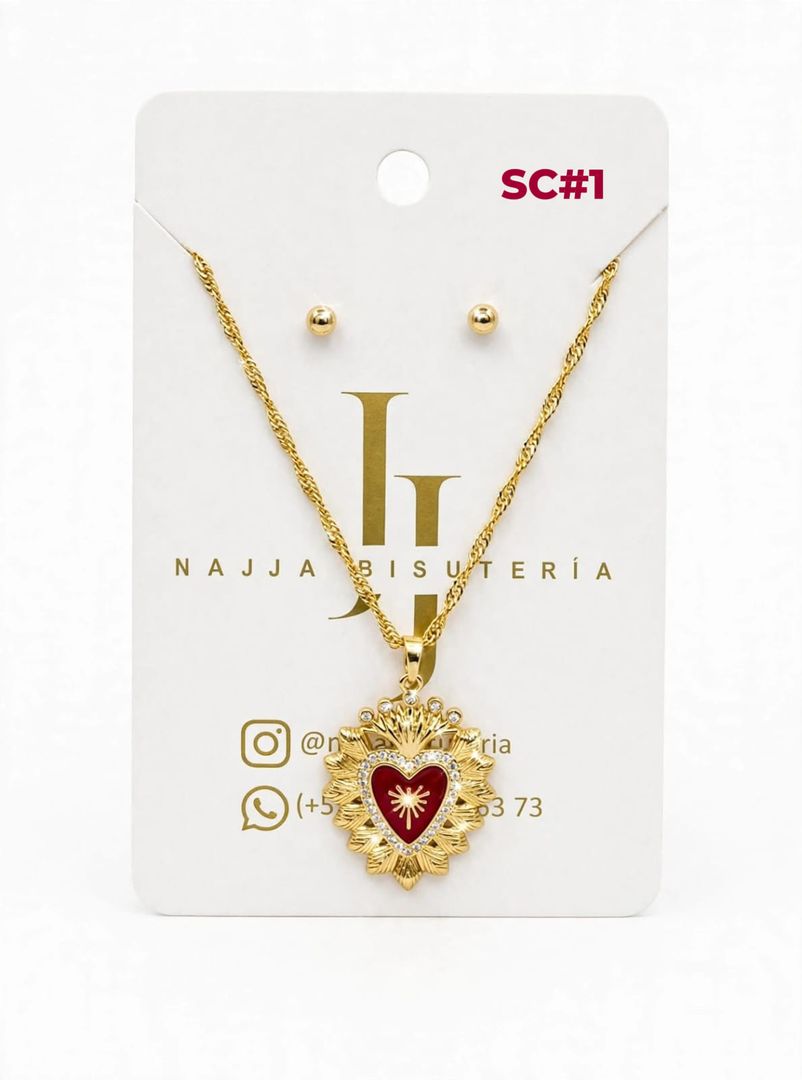 Collar Sagrado Corazón 