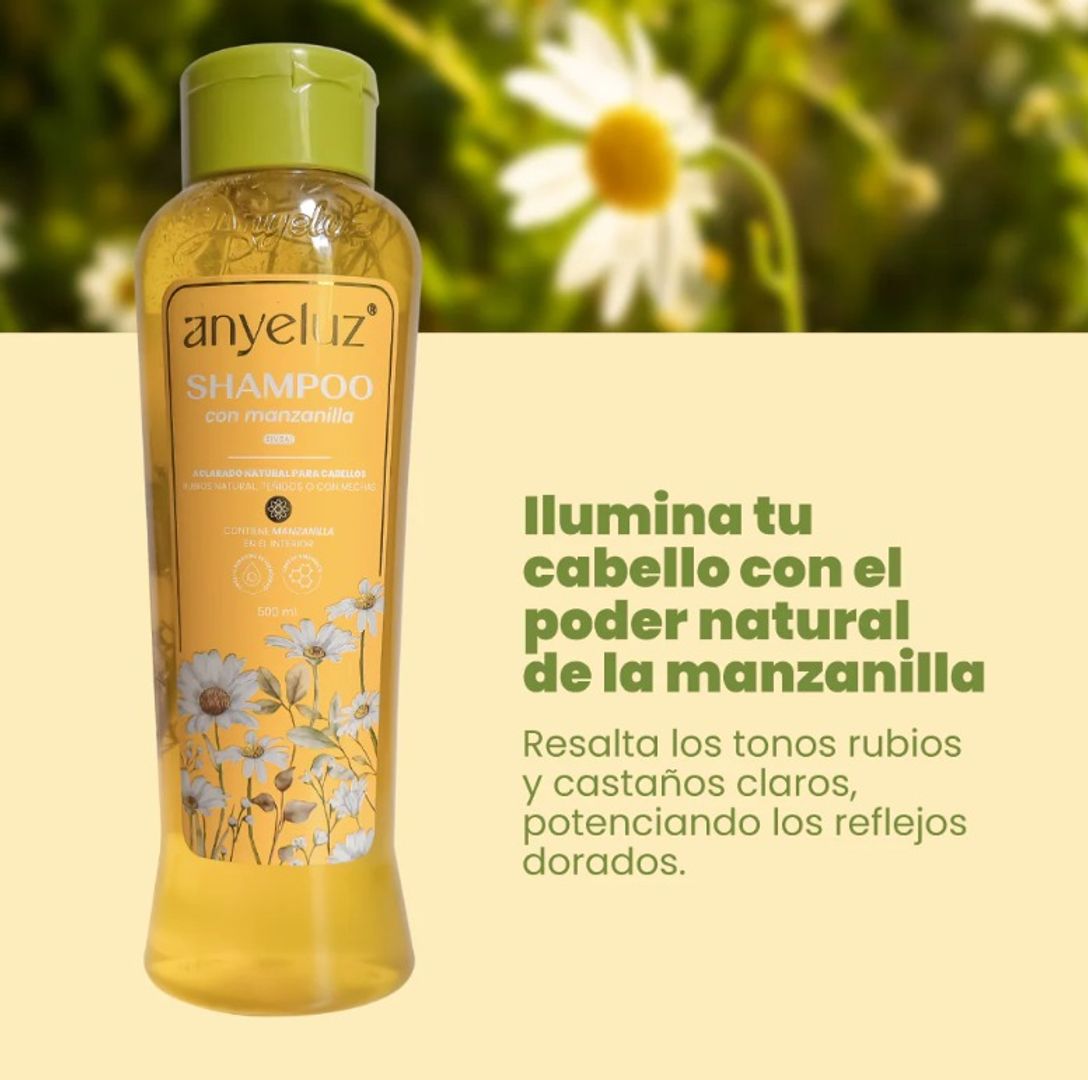 SHAMPOO CON MANZANILLA ANYELUZ
