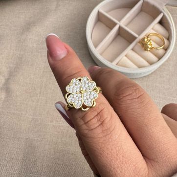 Anillo giratorio trébol  - imagen 1
