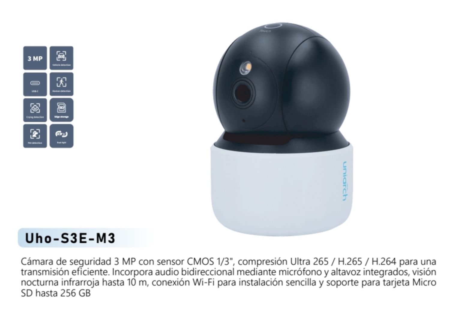 CAMARA DOMO 3MP UNIVIEW 