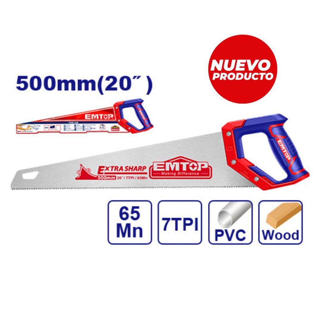 EMTOP SERRUCHO 20" ENCAUCHETADO 0,9MM 7TPI SUPER EMTOP