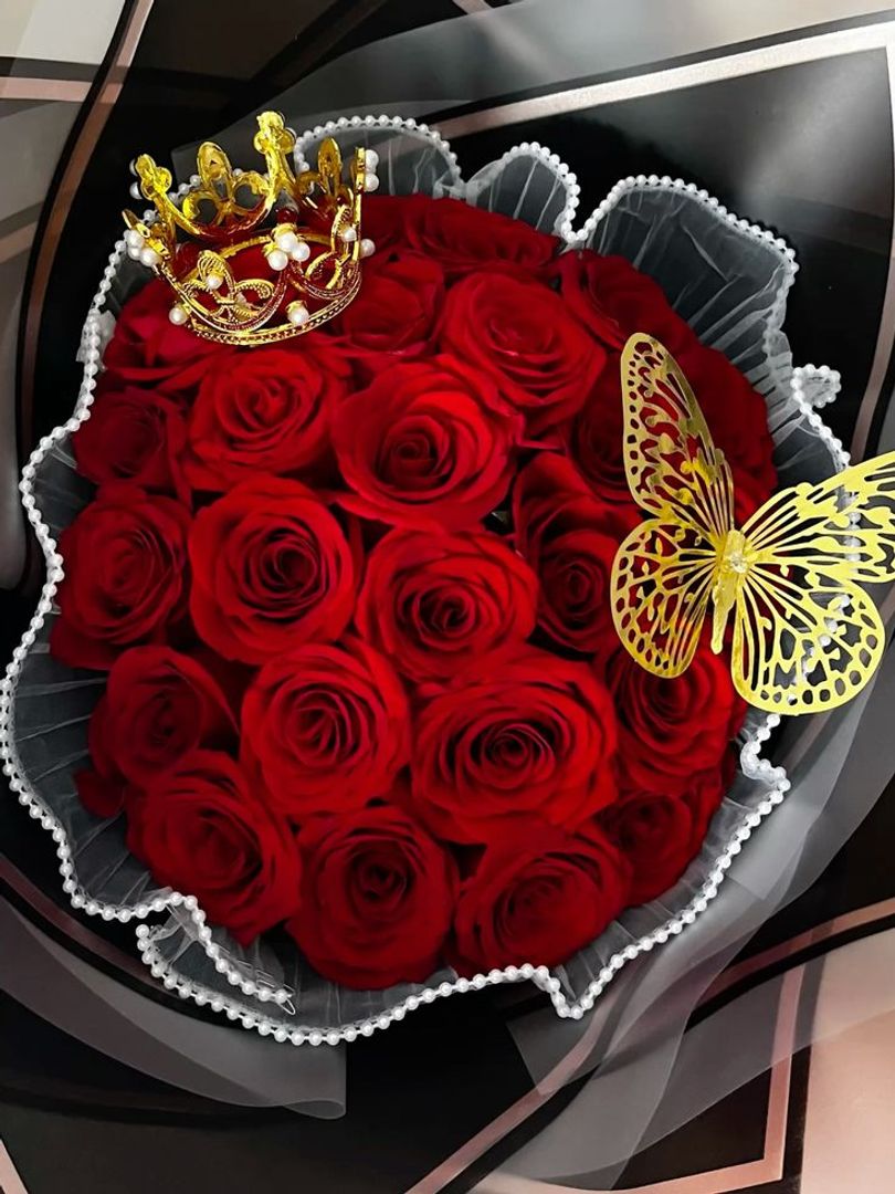 Bouquet con corona