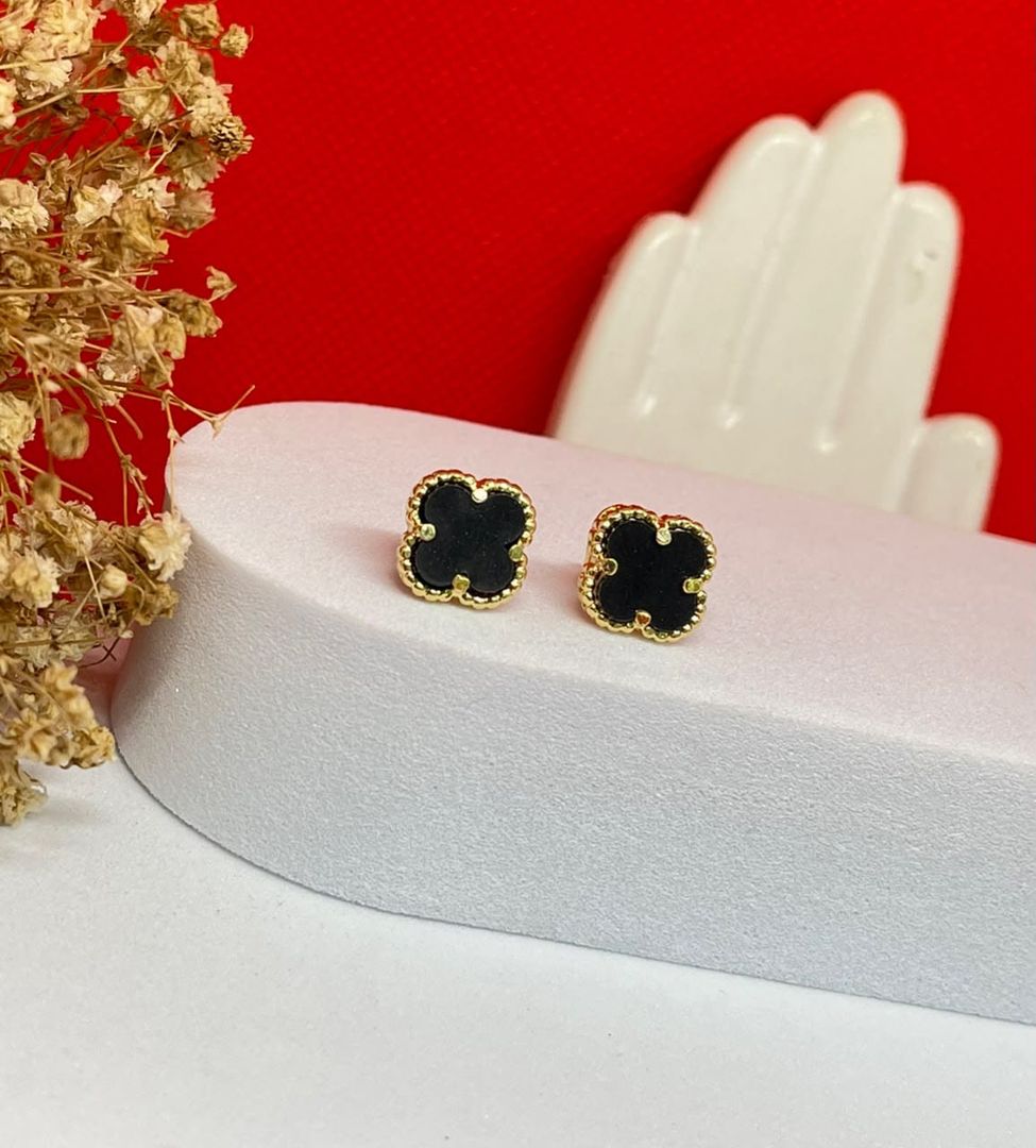 Topos van cleef 12mm negros grandes