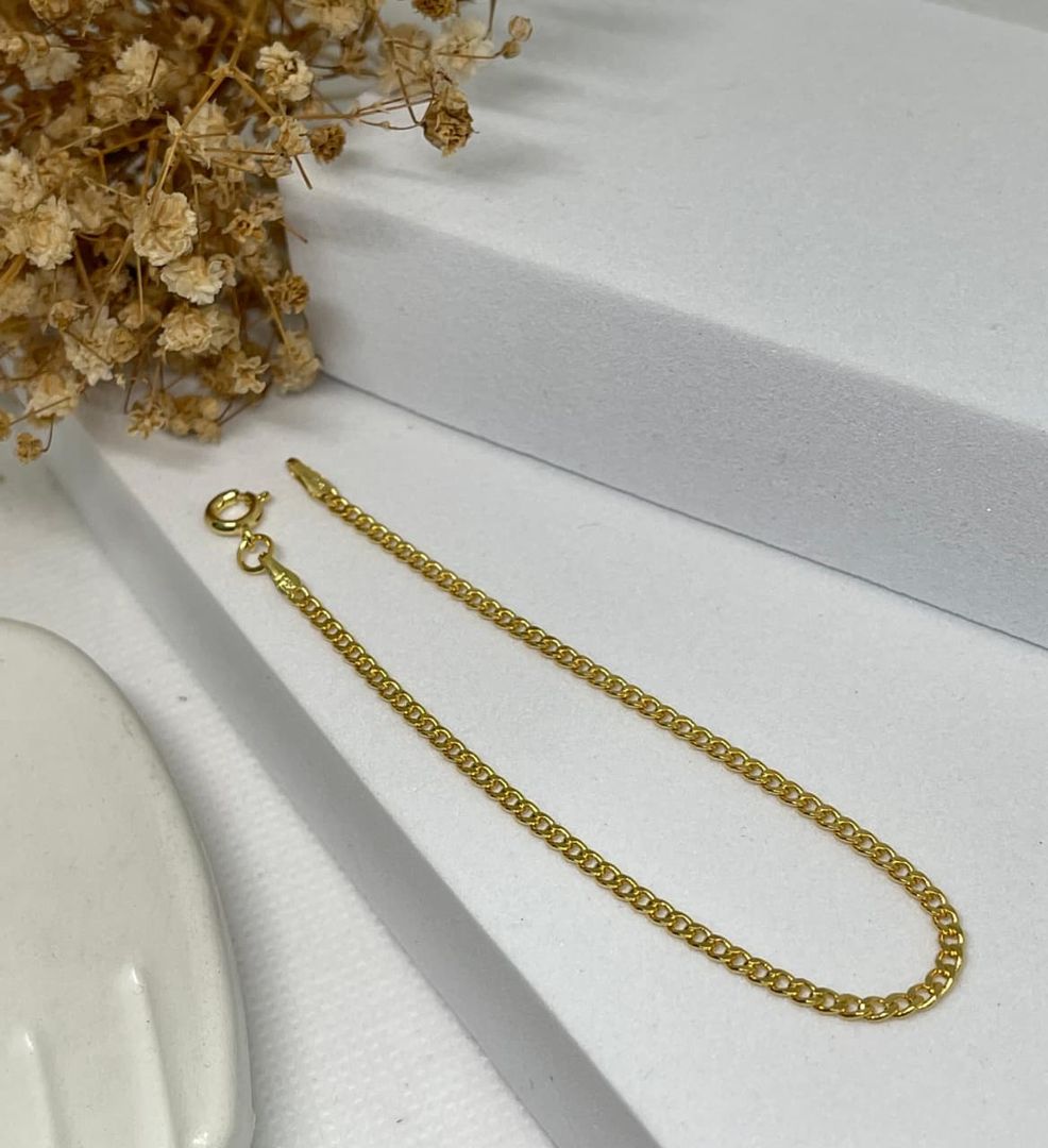 Pulsera cubana 1.5mm de 18cm
