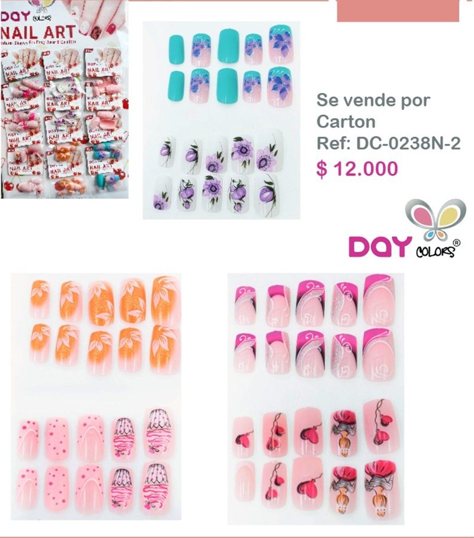 DC0238N-2 UNÑAS DECORADAS