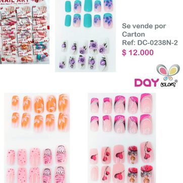 Imagen del producto DC0238N-2 UNÑAS DECORADAS