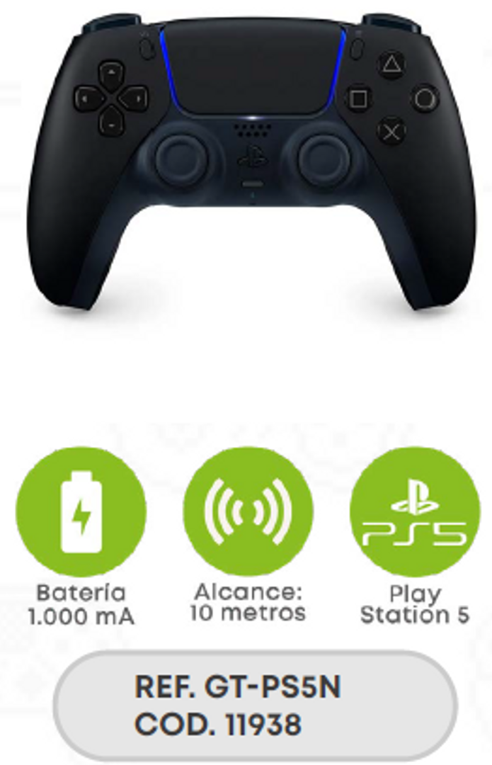 CONTROL PS5 NEGRO