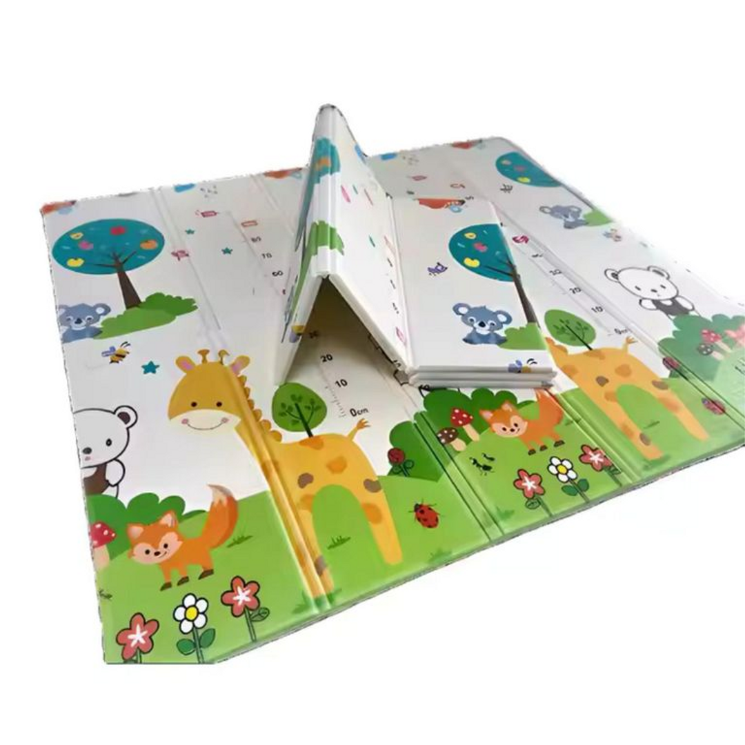 TAPETE PLEGABLE PARA GATEO INFANTIL DOBLE CARA