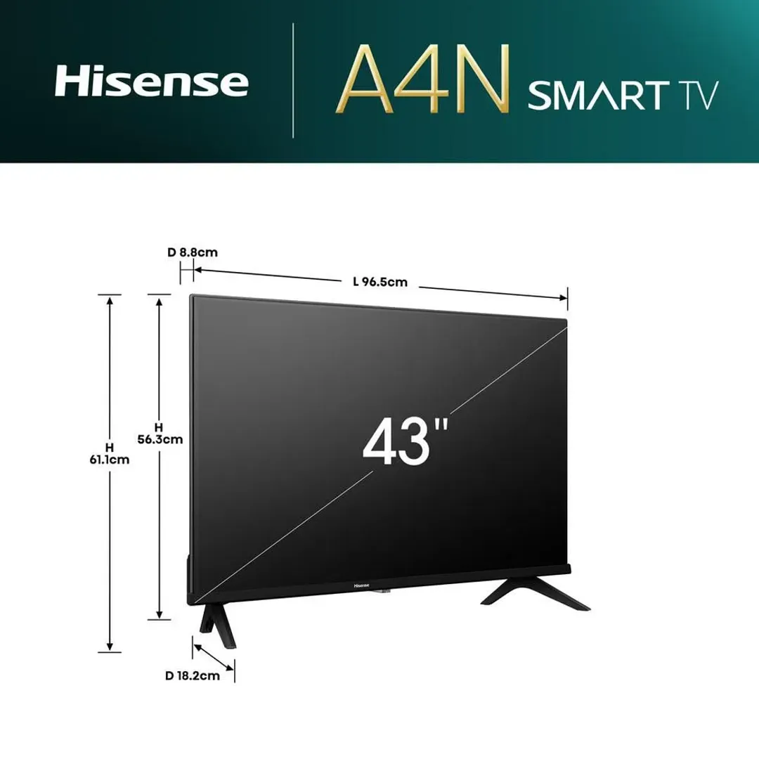 LED HISENSE 43" SMART FHD
