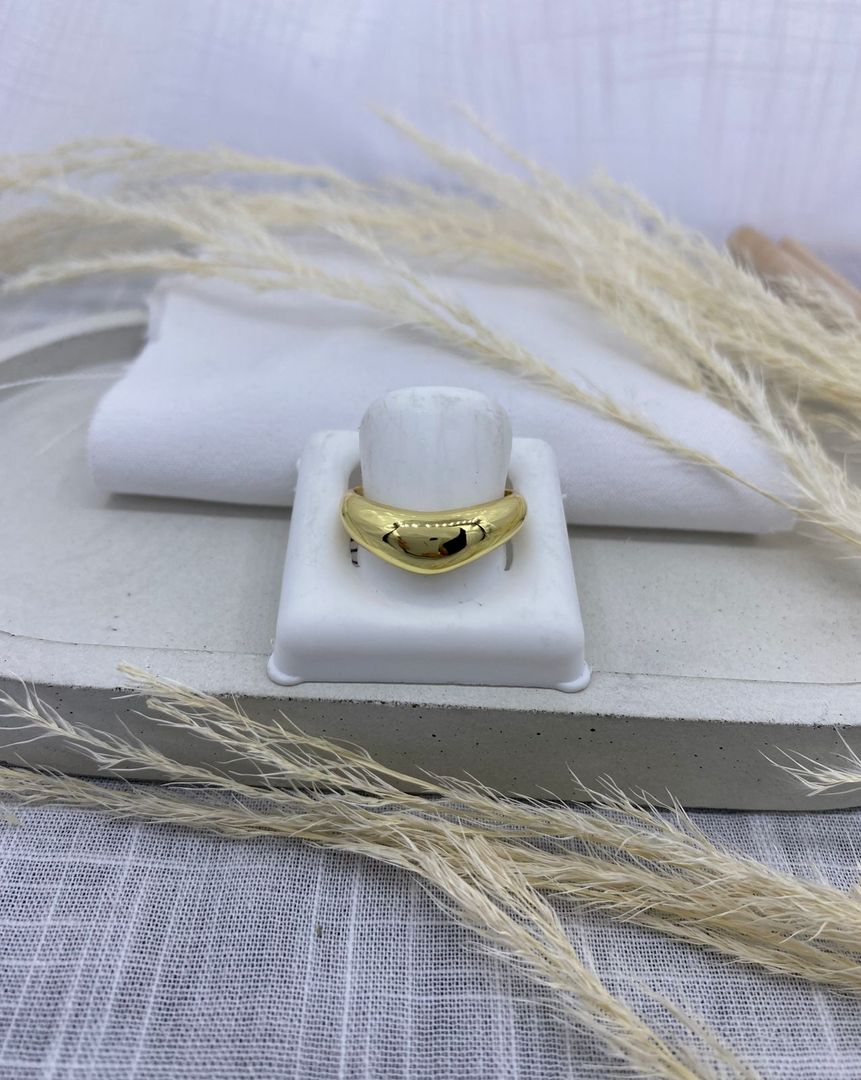 Anillo, dorado, covergold 