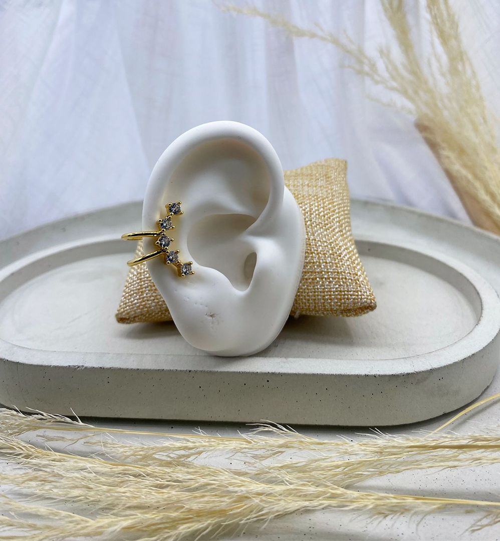 Earcuff dorado, covergold 