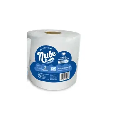 Imagen del producto  A. PAPEL HIGIÉNICO NUBE JUMBO X 2 ROLLOS X 250 MT PRECORTADO
