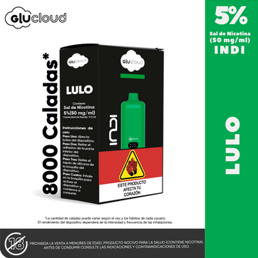 Imagen del producto Glucloud Lulo Indi 8000 Puffs